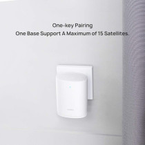 Huawei HUW-WS5280-1PLUS2-WHT (1 Base + 2 Satellites) Router, Home Wi-Fi Q2 Pro System, Gigabit Powerline, Full GE Ports, Seamless Roaming, Lower Latency, Plug & Play - White