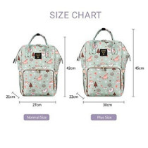Sunveno Diaper Bag Green Dream XL w/ Sunveno Stroller Hooks For All Ages, Unisex (SN_XLDP_GDHK)
