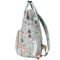 Sunveno Diaper Bag Green Dream XL w/ Sunveno Stroller Hooks For All Ages, Unisex (SN_XLDP_GDHK)