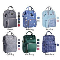 Sunveno Diaper Bag Green Dream XL w/ Sunveno Stroller Hooks For All Ages, Unisex (SN_XLDP_GDHK)