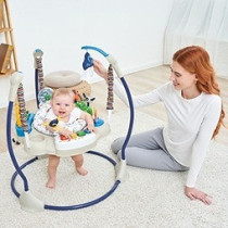 Little Story Baby Activity Jumper-Blue For 6Months+, Unisex (LS_IFAJ_BU)
