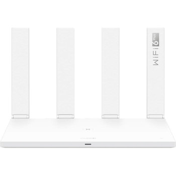 Huawei AX3 AX3000 Dual Band Wi-Fi Router, Quad-core Wi-Fi 6 Plus Revolution, Wi-Fi Speed up to 3000 Mbps, Supports Access Point Mode, Parental Control, Guest Wi-Fi, NFC-enabled OneTap Connection