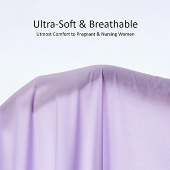 Sunveno Maternity Cross-Fit Nursing & Sleep Bra (XL) - Purple For , Suitable for Mumz (SN_MNSBXL_PU)