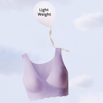 Sunveno Maternity Cross-Fit Nursing & Sleep Bra (XL) - Purple For , Suitable for Mumz (SN_MNSBXL_PU)