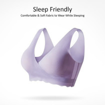 Sunveno Maternity Cross-Fit Nursing & Sleep Bra (XXL) - Purple For , Suitable for Mumz (SN_MNSBXXL_PU)
