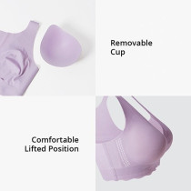 Sunveno Maternity Cross-Fit Nursing & Sleep Bra (XXL) - Purple For , Suitable for Mumz (SN_MNSBXXL_PU)