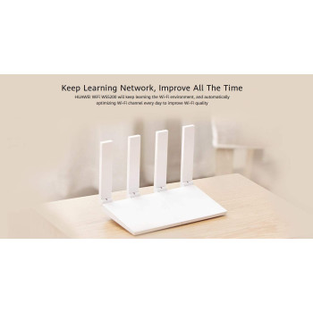 Huawei Smart WiFi Router WS5200 AC1200 Smart Home MU-MIMO Dual Band Gigabit Wireless Internet Router, White