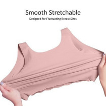 Sunveno Maternity Cross-Fit Nursing & Sleep Bra (L) - Brown For , Suitable for Mumz (SN_MNSBL_BR)