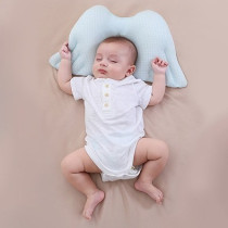 Sunveno Infant Head Shaper Wings Pillow - Blue For 0-2Years, Unisex (SN_BHSWP_BU)