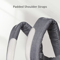 Sunveno Ergonomic Baby carrier w/ Cushion hip seat - Grey For 0-2Years, Unisex (SN_EBC_GY)