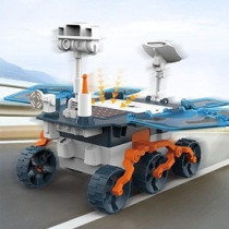 Little Story DIY Solar Mars Exploration Rover (46 Pcs), STEM Series - Blue For 8Years+, Unisex (LS_SMR_BU)