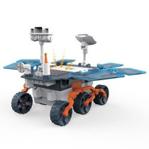 Little Story DIY Solar Mars Exploration Rover (46 Pcs), STEM Series - Blue For 8Years+, Unisex (LS_SMR_BU)