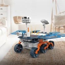 Little Story DIY Solar Mars Exploration Rover (46 Pcs), STEM Series - Blue For 8Years+, Unisex (LS_SMR_BU)