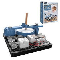 Little Story DIY 48 Pattern Electrical Painting Plotter Instrument (36 Pcs), STEM Series - Blue For 8Years+, Unisex (LS_EPPI_BU)