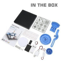 Little Story DIY 48 Pattern Electrical Painting Plotter Instrument (36 Pcs), STEM Series - Blue For 8Years+, Unisex (LS_EPPI_BU)