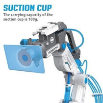 Little Story DIY Hydraulic Power Principle based 3-IN-1 Mechanical/Robotic Arm Toy (220 Pcs), STEM Series - Grey For 8Years Plus, Unisex, LS HYRA GY