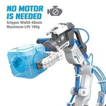 Little Story DIY Hydraulic Power Principle based 3-IN-1 Mechanical/Robotic Arm Toy (220 Pcs), STEM Series - Grey For 8Years Plus, Unisex, LS HYRA GY