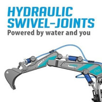 Little Story DIY Hydraulic Power Principle based 3-IN-1 Excavator/ Bulldozer/ JCB Toy (130 Pcs), STEM Series - Grey For 8Years+, Unisex (LS_HYJCB_GY)