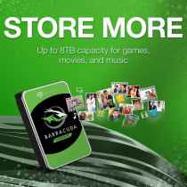 Seagate BarraCuda 1TB Internal Sata 6Gb/s 64MB 3.5 Desktop Hard Drive -ST1000DM010