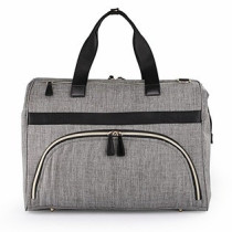 Little Story Gabrielle Mom Dad XL Travel Diaper Bag w/ Diaper Changing Mat- Grey For All Ages, Unisex, LS-CLXLDP-GY