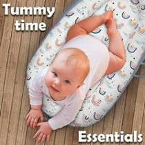 Little Story Soft Breathable Fiberfill Newborn Lounger Bed - Sunshine Grey For 0-3Years, Unisex (LS_NBLB01_MU)