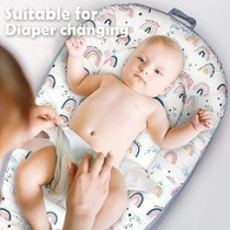Little Story Soft Breathable Fiberfill Newborn Lounger Bed - Sunshine Grey For 0-3Years, Unisex (LS_NBLB01_MU)