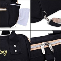 Teknum Reversible Trip Stroller w/ Ace Diaper Bag - Black For 6-36Months, Unisex CM TKLS RTSADP BK