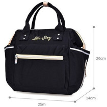 Teknum Reversible Trip Stroller w/ Ace Diaper Bag - Black For 6-36Months, Unisex CM TKLS RTSADP BK