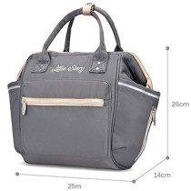 Teknum Pack and Go Foldable Car Seat w/ Ace Diaper Bag - Grey For 9 Months-12 Years, Unisex (CM_TKLS_CS03ADP_GY)