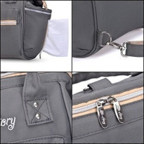 Teknum Pack and Go Foldable Car Seat w/ Ace Diaper Bag - Grey For 9 Months-12 Years, Unisex (CM_TKLS_CS03ADP_GY)