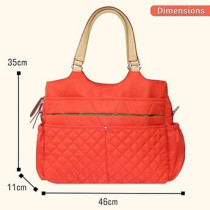 Sunveno Fashion Diaper Bag- Orange For All Ages, Unisex (SN_FDP1_OR)