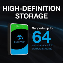 Seagate SkyHawk 6TB Surveillance Internal Hard Drive HDD 3.5 Inch SATA 6GB/s 256MB Cache for DVR NVR Security Camera System with Drive Health Management Frustration Free Packaging (ST6000VX001)