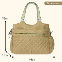 Sunveno Fashion Diaper Bag- Khakhi For All Ages, Unisex (SN_FDP1_KH)