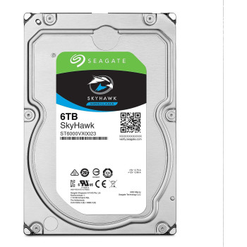 Seagate SkyHawk 6TB Surveillance Internal Hard Drive HDD 3.5 Inch SATA 6GB/s 256MB Cache for DVR NVR Security Camera System with Drive Health Management Frustration Free Packaging (ST6000VX001)