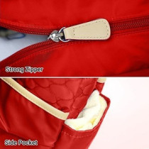 Sunveno Fashion Diaper Tote Bag- Red For All Ages, Unisex (SN_FDP2_RD)