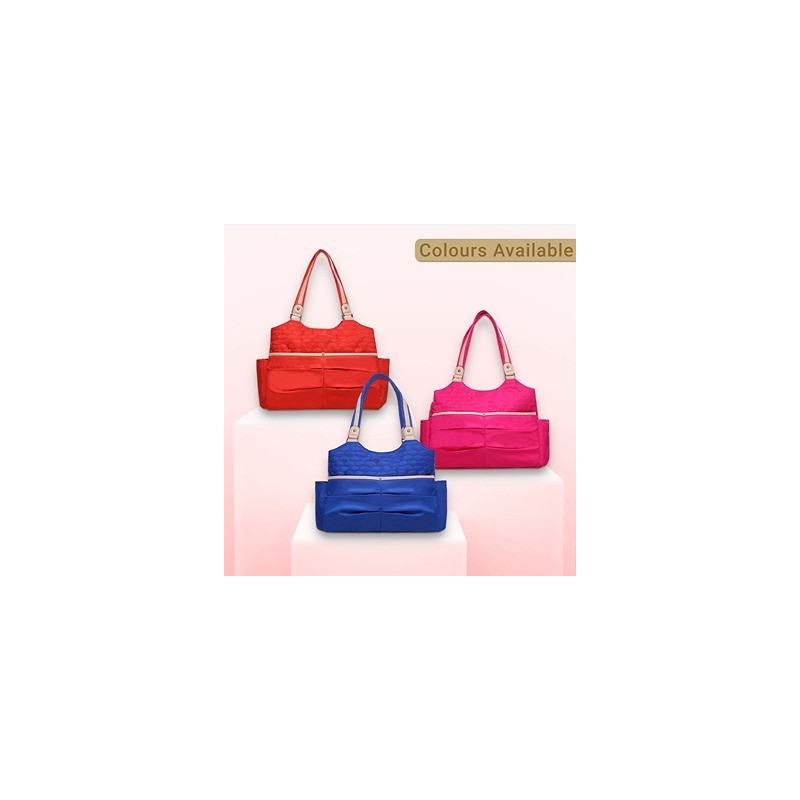 Sunveno Fashion Diaper Tote Bag- Red For All Ages, Unisex (SN_FDP2_RD)