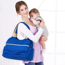 Sunveno Fashion Diaper Tote Bag- Blue For All Ages, Unisex (SN_FDP2_BU)