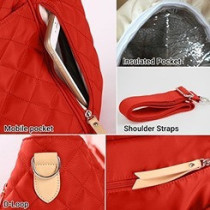 Sunveno Styler Fashion diaper Bag- Orange For All Ages, Unisex (SN_FDP3_OR)
