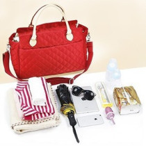 Sunveno Styler Fashion diaper Bag- Red For All Ages, Unisex (SN_FDP3_RD)
