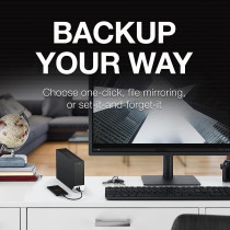 Seagate One Touch Hub, 12 TB, External Hard Drive Desktop HDD USB-C and USB 3.0 port, for Computer Desktop Workstation PC Laptop Mac, 4 Months Adobe Creative Cloud Photography plan (STLC12000400)
