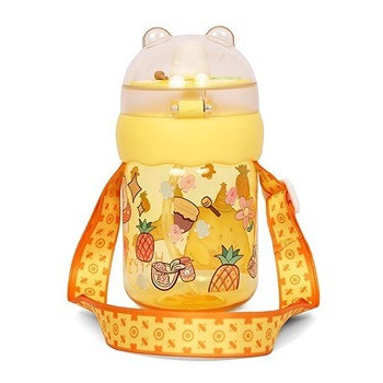 Eazy Kids Water Bottle 580ml with straw - Yellow