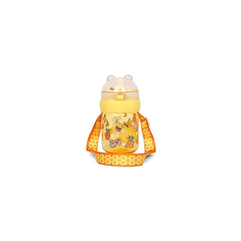 Eazy Kids Water Bottle 580ml with straw - Yellow