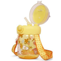 Eazy Kids Water Bottle 580ml with straw - Yellow