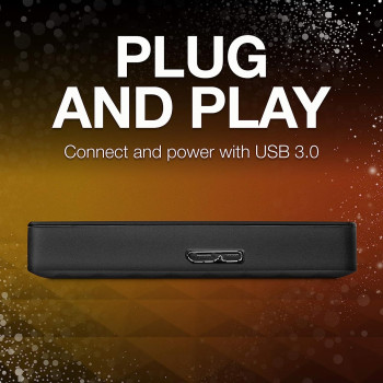 Seagate 2TB Black (STEA2000400) Expansion Portable External Hard Drive - PC / Mac / Xbox / PS4