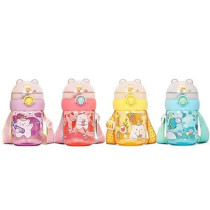 Eazy Kids Water Bottle 580ml with straw - Yellow