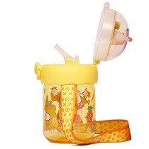 Eazy Kids Water Bottle 580ml with straw - Yellow