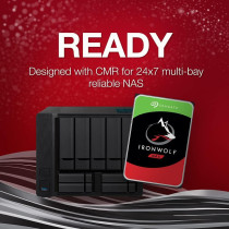 Seagate IronWolf, 8TB, NAS, Internal Hard Drive, CMR 3.5 Inch, SATA, 6GB/s, 5,900 RPM, 64MB Cache, for RAID Network Attached Storage, 3 year Rescue Services (ST8000VN004)
