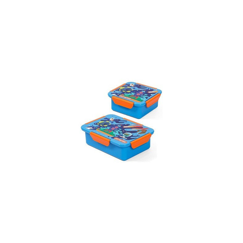 Eazy Kids Lunch Box Set, Space - Blue