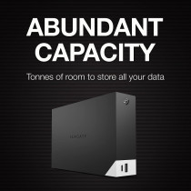 Seagate One Touch Hub, 14 TB, External Hard Drive Desktop HDD USB-C and USB 3.0 port, for Computer Desktop Workstation PC Laptop Mac, 4 Months Adobe Creative Cloud Photography plan (STLC14000400)