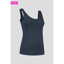 Nooboo Luxe Bamboo Mom Singlet Navy - L